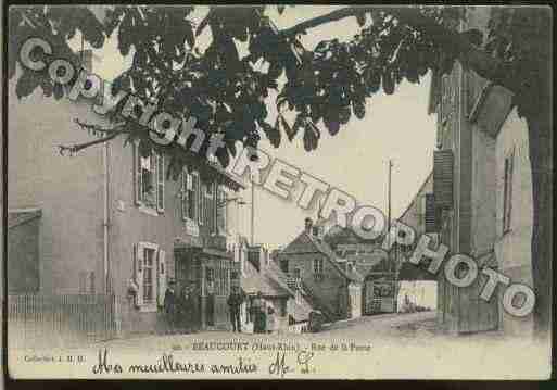 Ville de BEAUCOURT Carte postale ancienne